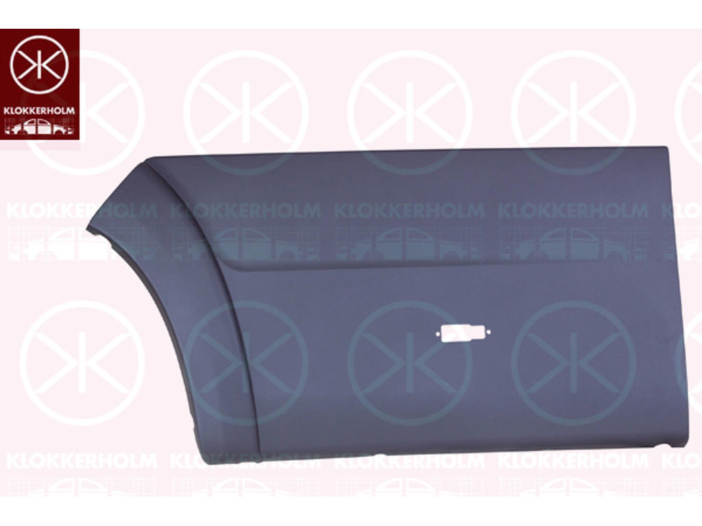 Trim/Protection Strip, wing, Vehicle Equipment Line/Variant: MAXI, Right Rear, Rear Section, with hole for direction indicator, Axle Distance [mm]: 4035, Length [cm]: 99, black