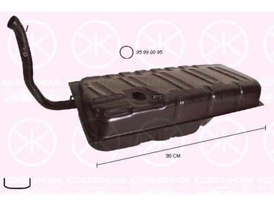 Fuel Tank, inj, 42L, with gaskets/seals