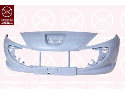 Bumper, w/primer, Front, without hole(s) for fog lights