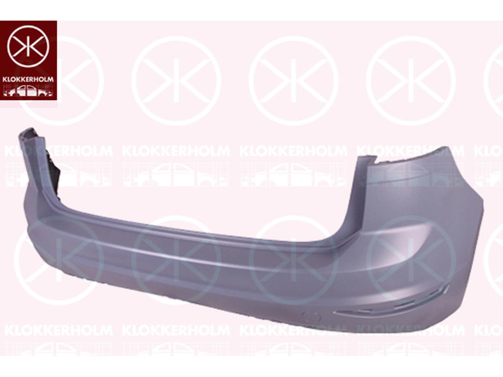 Bumper, w/primer, Rear