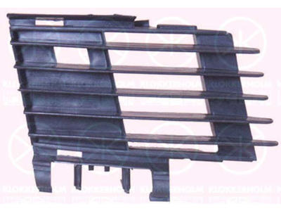 Ventilation Grille, bumper, Right Front, with hole(s) for fog lights, Outer section