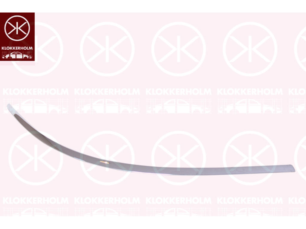 Trim/Protection Strip, bumper, chrome, Right Rear