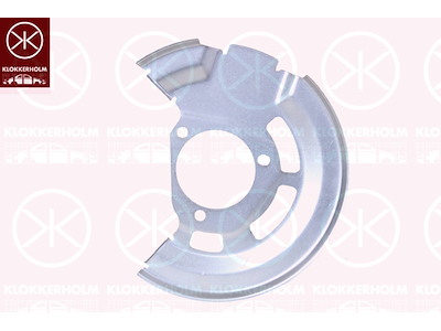 Bromssköld, framaxel vänster, förzinkad, för bromsskivediameter [mm]: 300