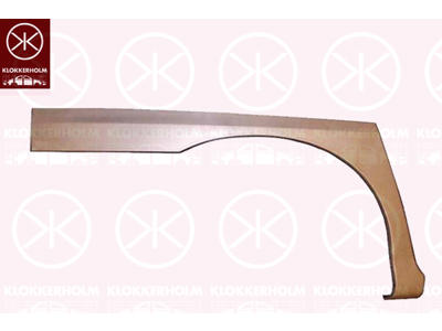 Quarter Panel, Right Rear, Wheel Arch Border, Repair Panel