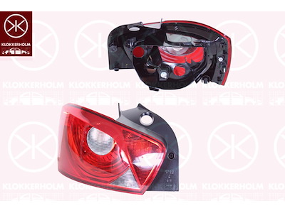 Kombinationsbackljus, 5-drs, utan lamphållare, Höger, AL