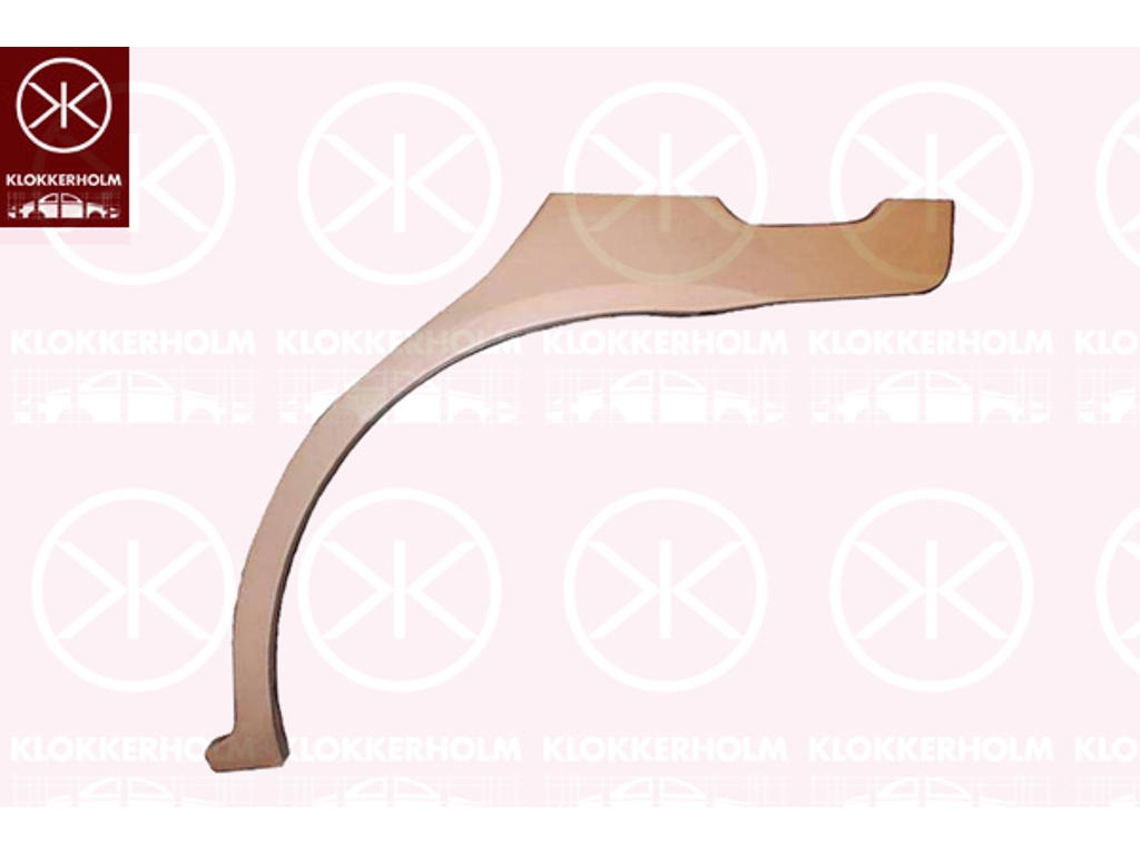 Quarter Panel, 4-dr, Left, Wheel Arch Border, Repair Panel