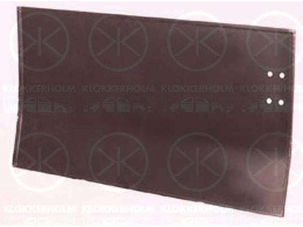 Bakdörr, Ekonomiplåt, Vänster, underdel, Höjd [cm]: 43