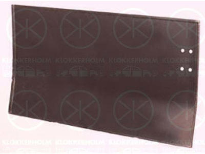 Bakdörr, Ekonomiplåt, Vänster, underdel, Höjd [cm]: 43