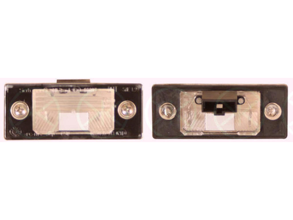 Licence Plate Light, with bulb holder