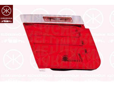 Tail Light Assembly, LED, with bulb holder, Left, Inner Section, AL