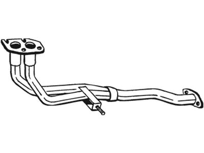 Exhaust Pipe, See accessories list for additionally required parts:  