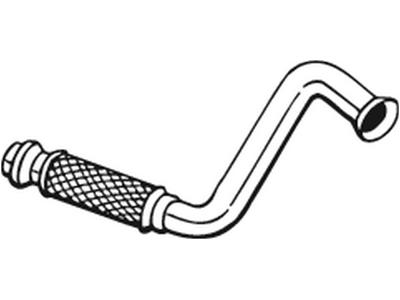 Exhaust Pipe, See accessories list for additionally required parts:  