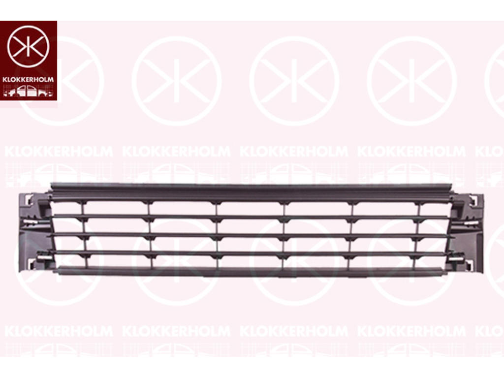 Radiator Grille, black, not for trim level: Blue Motion 