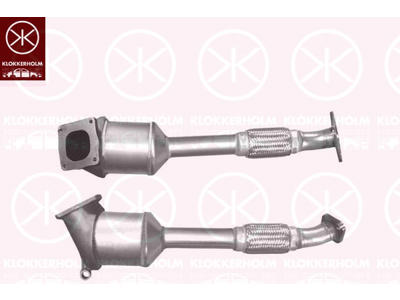 Katalysator, Euro 3 (D3), foran