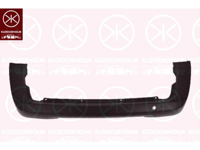 Bumper, CARGO, Rear, black