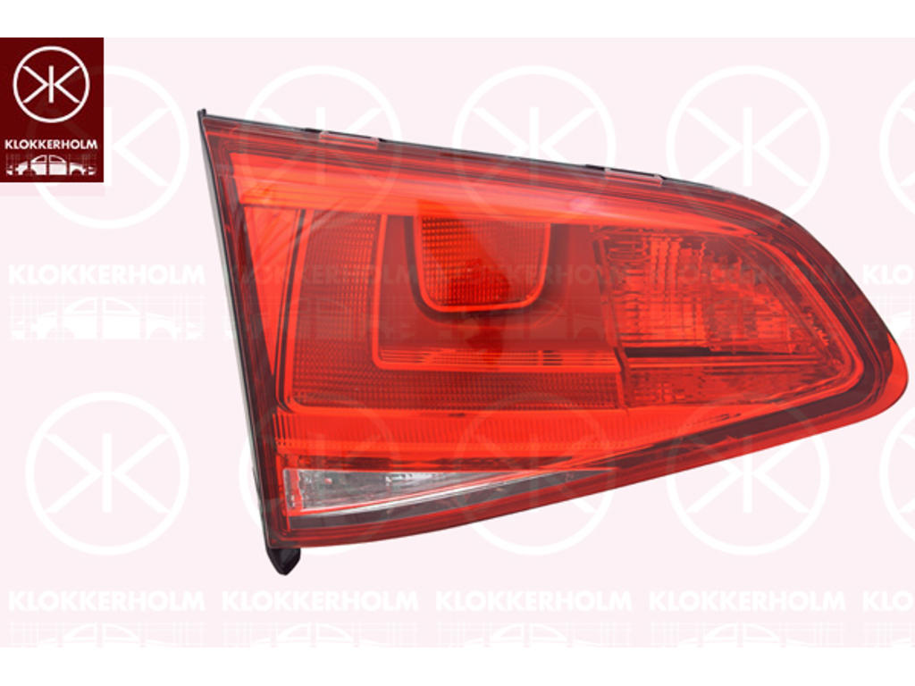 Tail Light Assembly, Left, Inner Section, without bulb holder