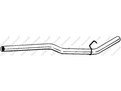 Exhaust Pipe, See accessories list for additionally required parts:  