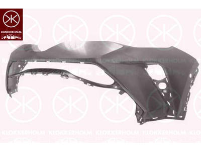 Bumper, Front, with hole(s) for park distance control, Upper section, w/primer