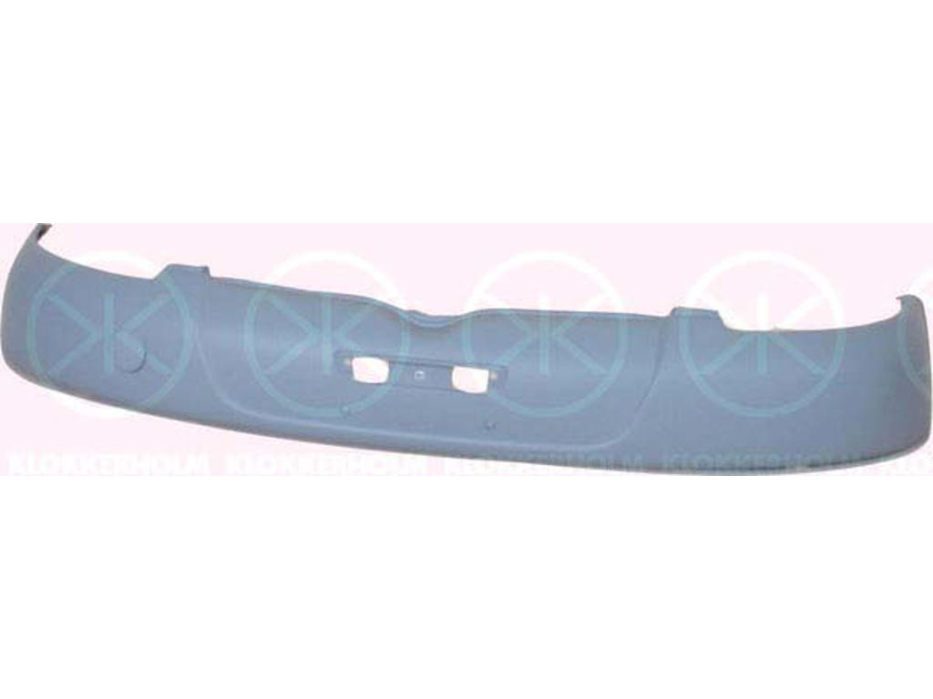 Bumper, Front, grey, Upper section