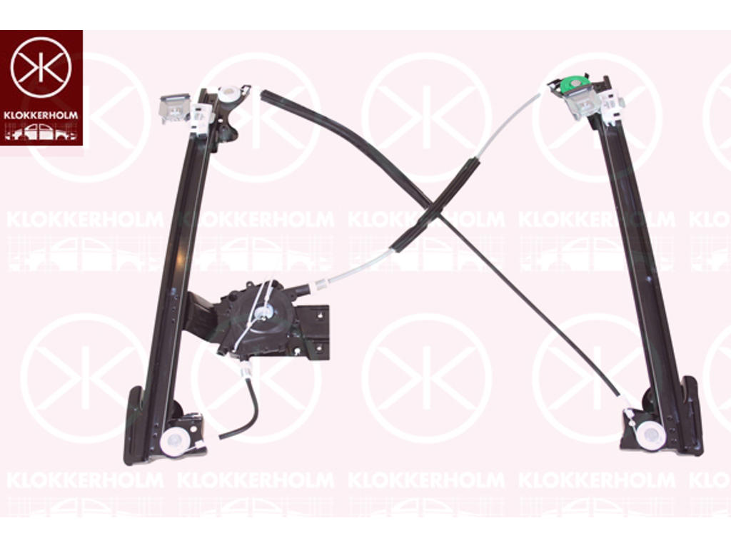 Window Regulator, 2/4-drs, OE-type, without electric motor, without comfort function, Electric, Left Front