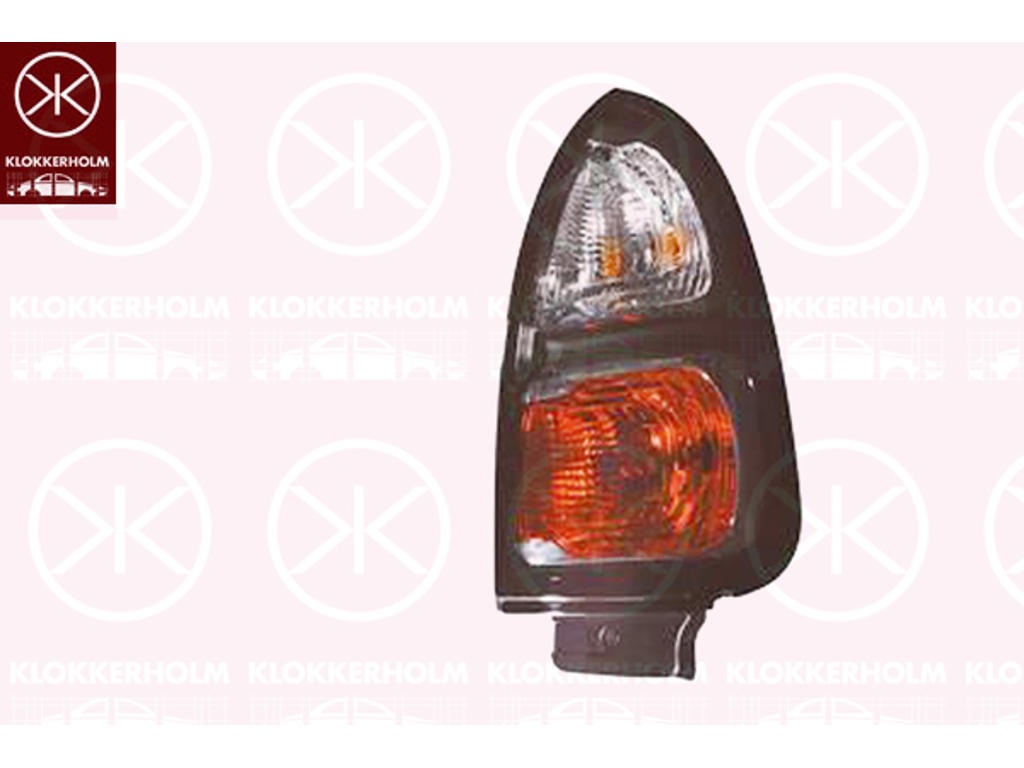 Tail Light Assembly, Right, Upper section, with bulb holder, Valeo
