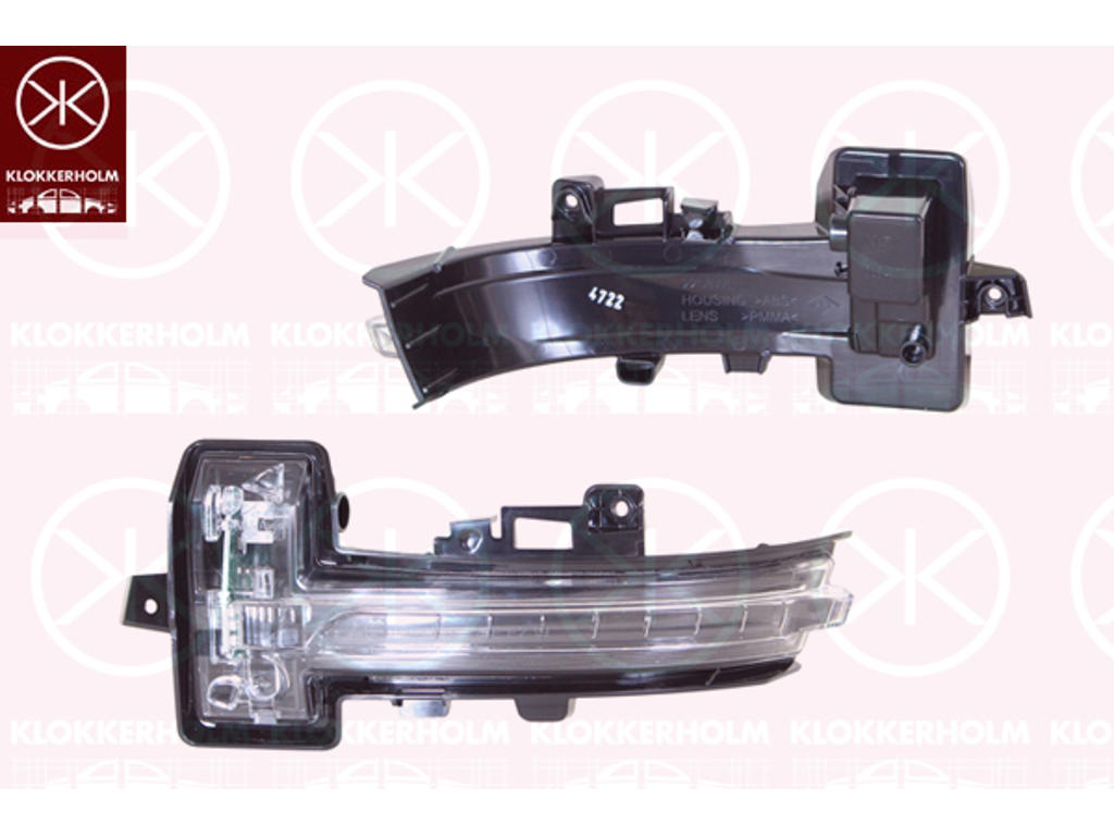 Direction Indicator, Left, Exterior Mirror, LED