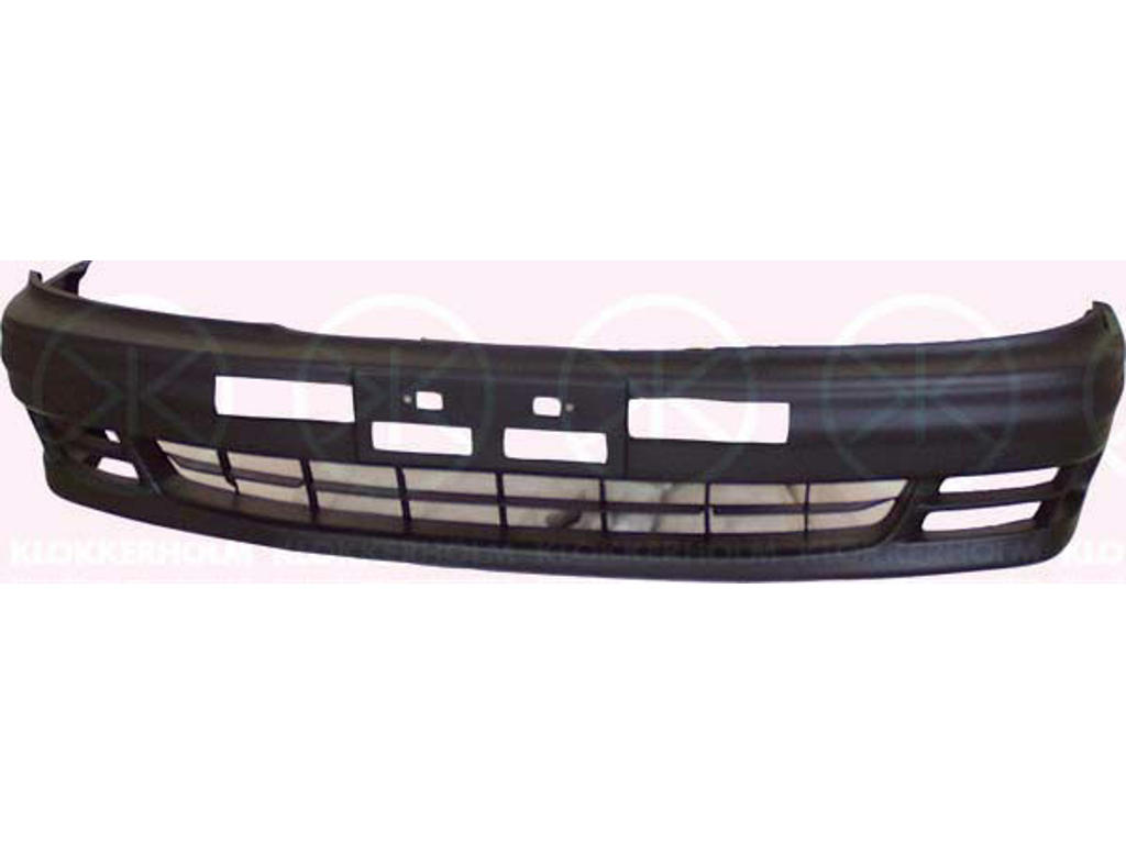 Bumper, w/primer, Front, with hole(s) for fog lights