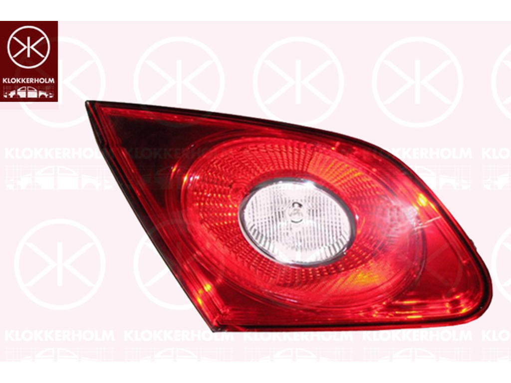 Задний фонарь, слева, внутренняя часть, с держателем лампы, светодиодный