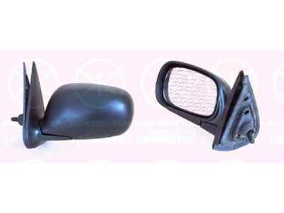 Exterior Mirror, Control: cable pull, Convex, Left