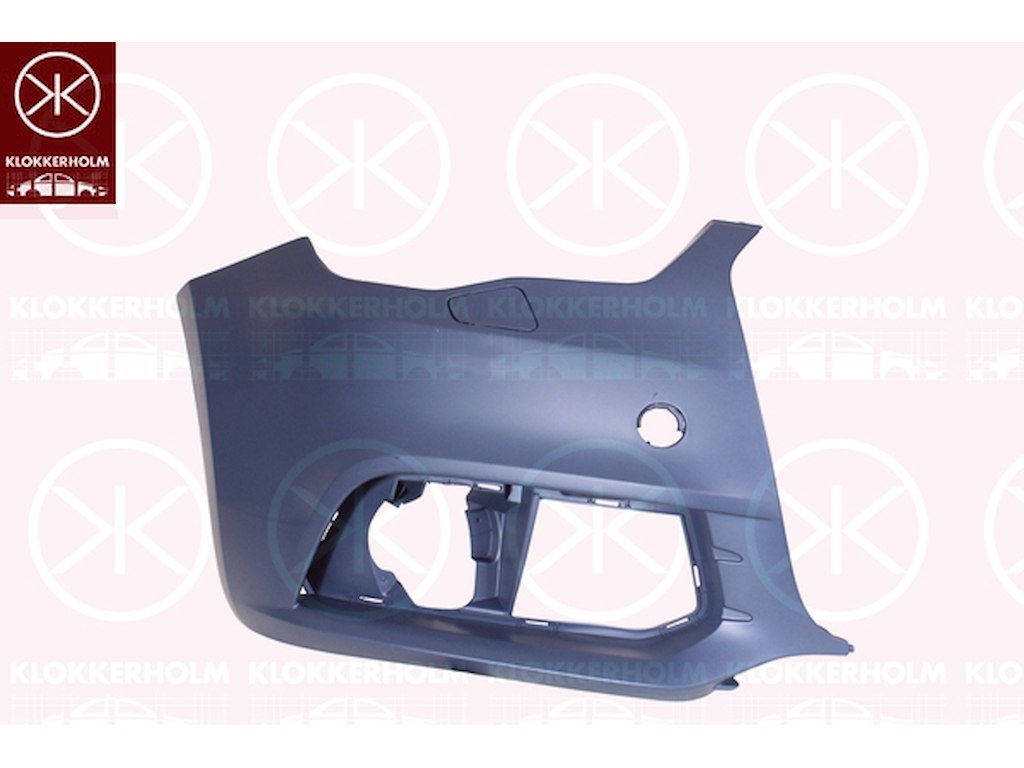 Stötfångare, till höger fram, ej för fordonsutrustningslinje/-variant: S-LINE, med hål för spolmunstycke, m/grundlack
