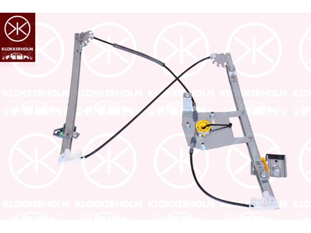 Fönsterhiss, 2-drs, utan elmotor, elektrisk, Vänster
