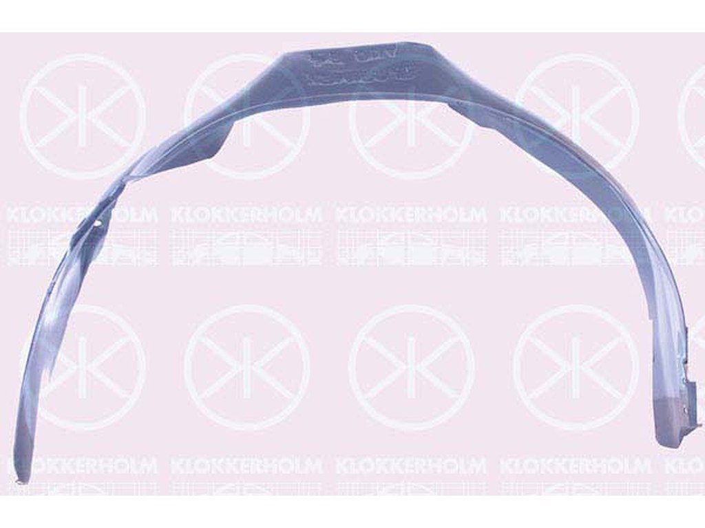 Liner, wheelhouse, Plastic, Left Front