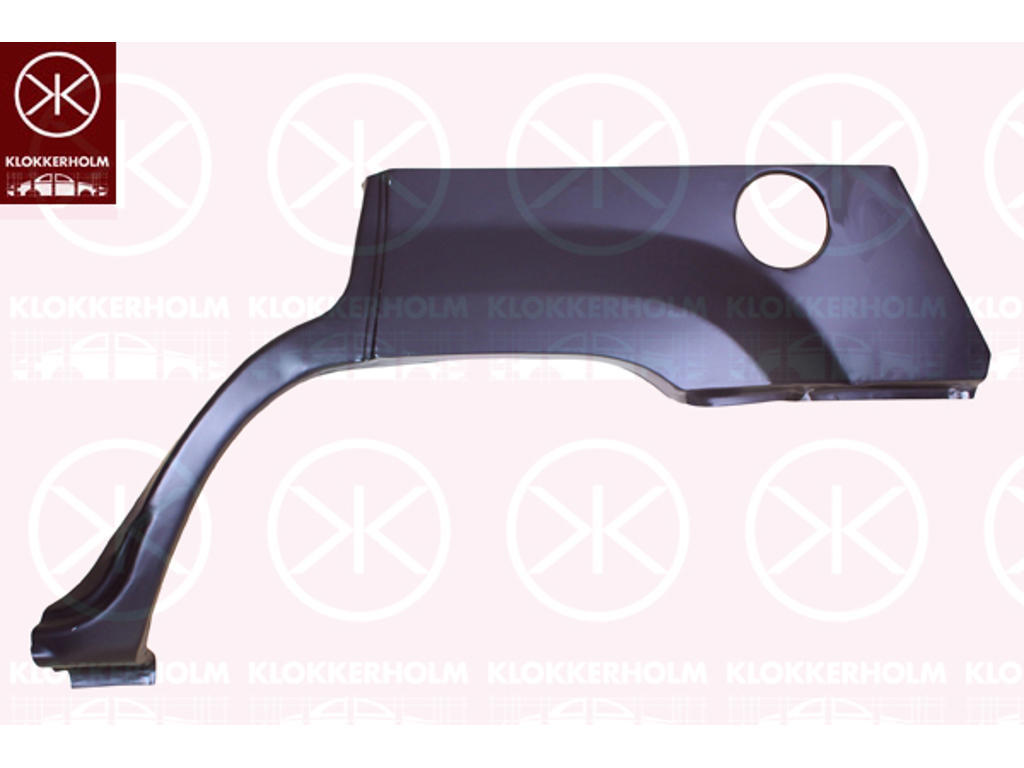 Quarter Panel, 4-dr, Wheel Arch Border, Left Rear, Repair Panel