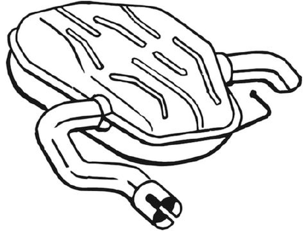 Глушитель выхлопных газов конечный, дополнительно необходимые артикулы (см. прилагаемый лист):  