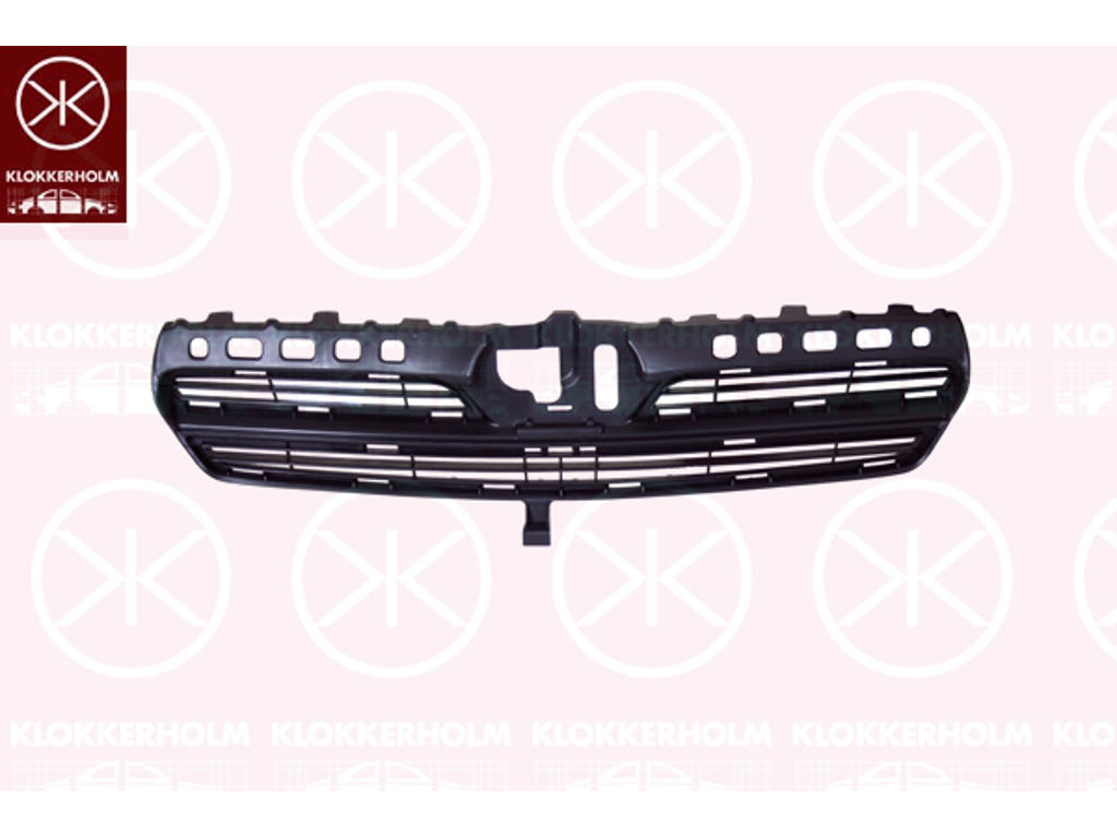 Radiator Grille, Front, black, Inner Section