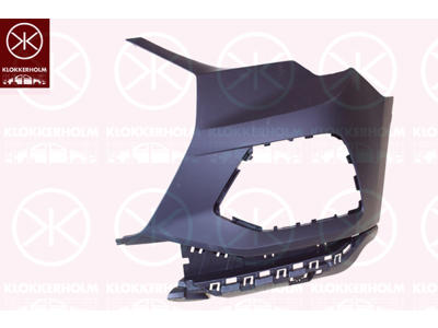 Bumper, w/primer, Left Front