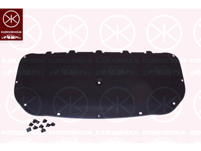 Engine Compartment Noise Insulation, Centre Section, Fitting Position: Bonnet