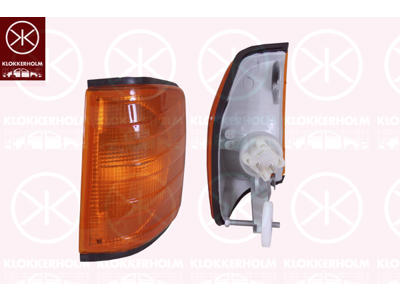 Blinker, med lamphållare, gul, Höger