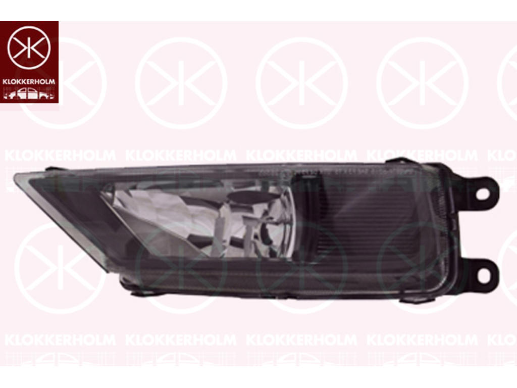 Front Fog Light, Left Front, H8, Housing Colour: black