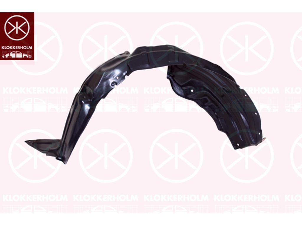 Liner, wheelhouse, Sport, Plastic, Left Front