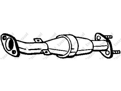 Catalytic Converter, with mounting parts, Emission Standard: Euro 3