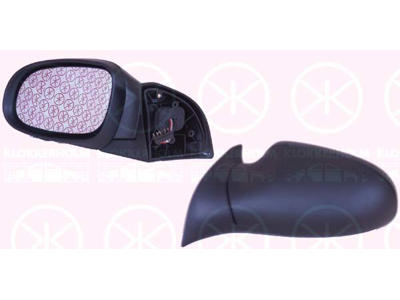 Exterior Mirror, for electric mirror adjustment, Aspherical, Heatable, Right, Number of pins: 5
