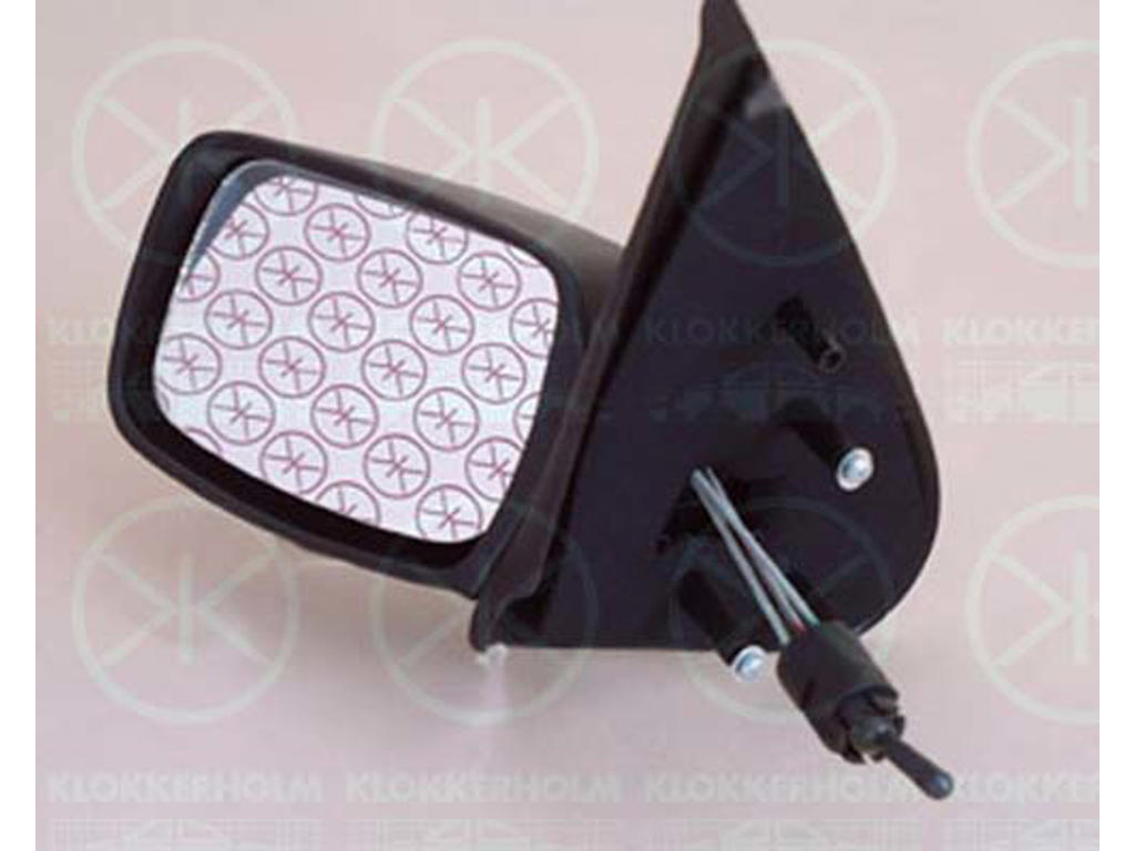 Exterior Mirror, Control: cable pull, Convex, Right