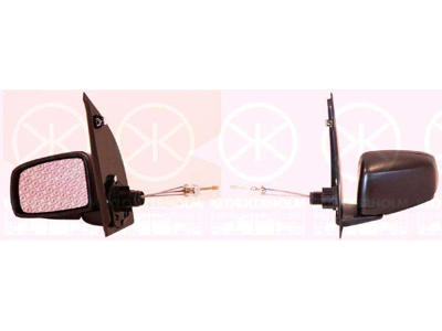 Exterior Mirror, Control: cable pull, Convex, Right