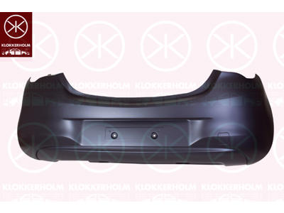 Bumper, w/primer, Rear