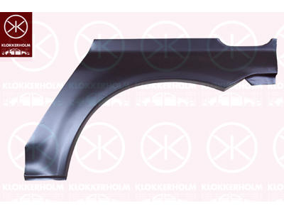 Quarter Panel, 2-dr, Wheel Arch Border, Repair Panel, Left Rear