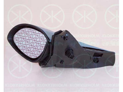 Exterior Mirror, w/primer, for electric mirror adjustment, Convex, Heatable, Right
