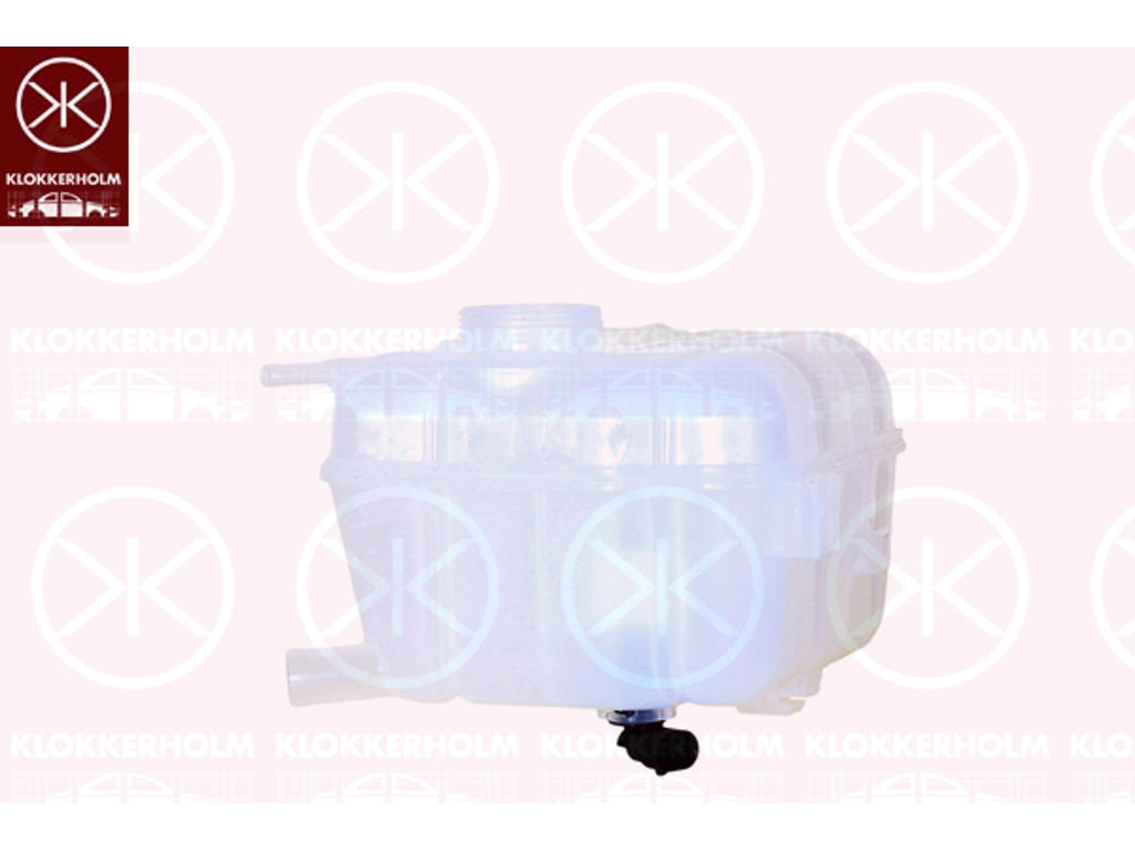 Expansion Tank, coolant, with sensor, without lid