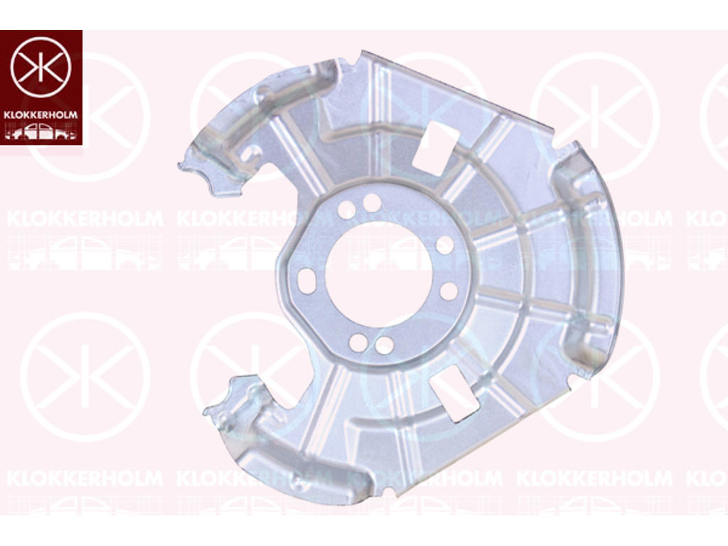 Splash Guard, brake disc, Rear Axle, Zinc-coated