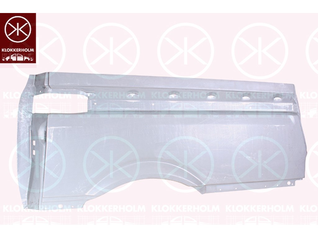 Quarter Panel, Axle Distance [mm]: 3430, Left, Wheel Arch Border, Upper section, Repair Panel